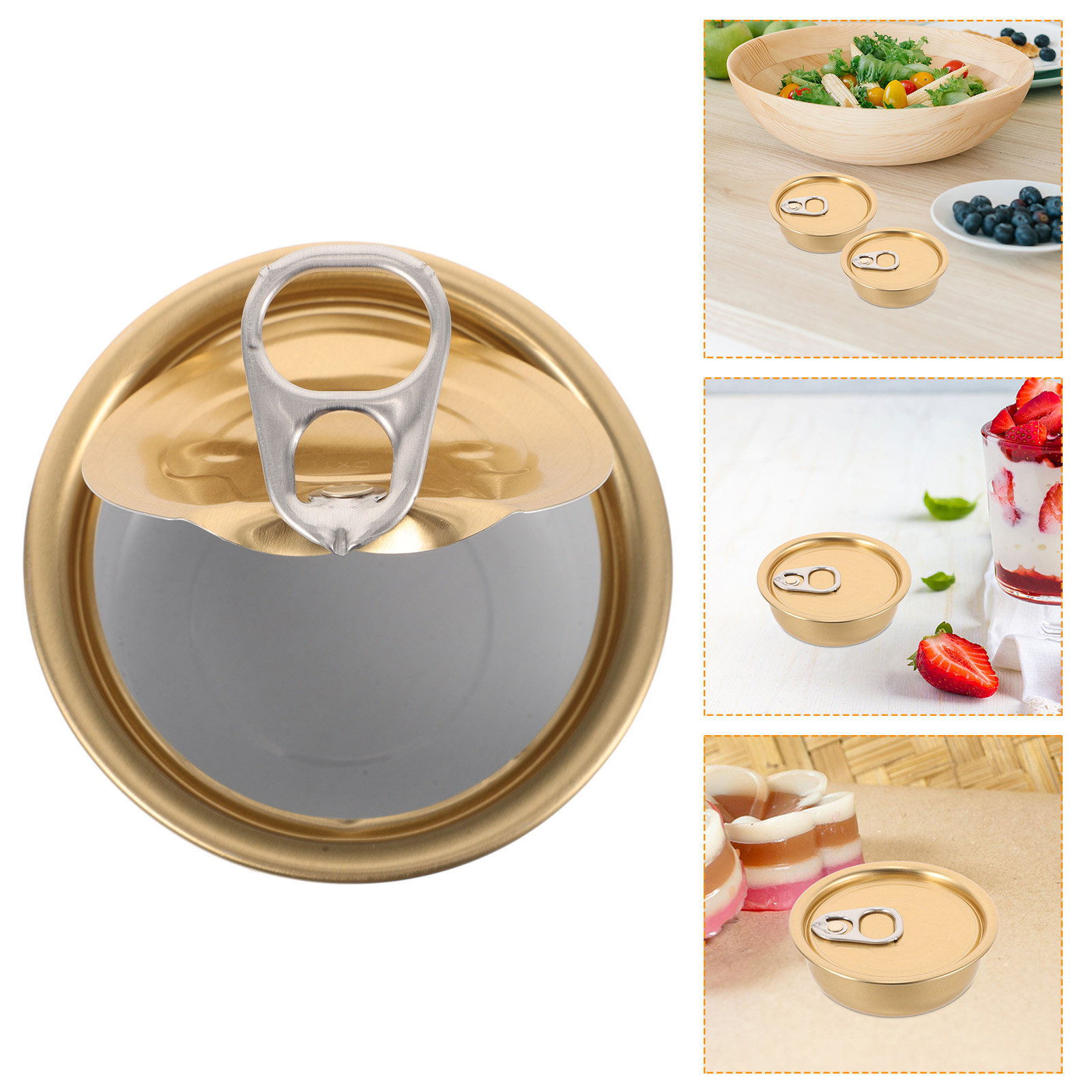 Food Snacks Easy - กระป๋องอะลูมิเนียมเปิดง่าย ขนาด 40 มล. จำนวน 12