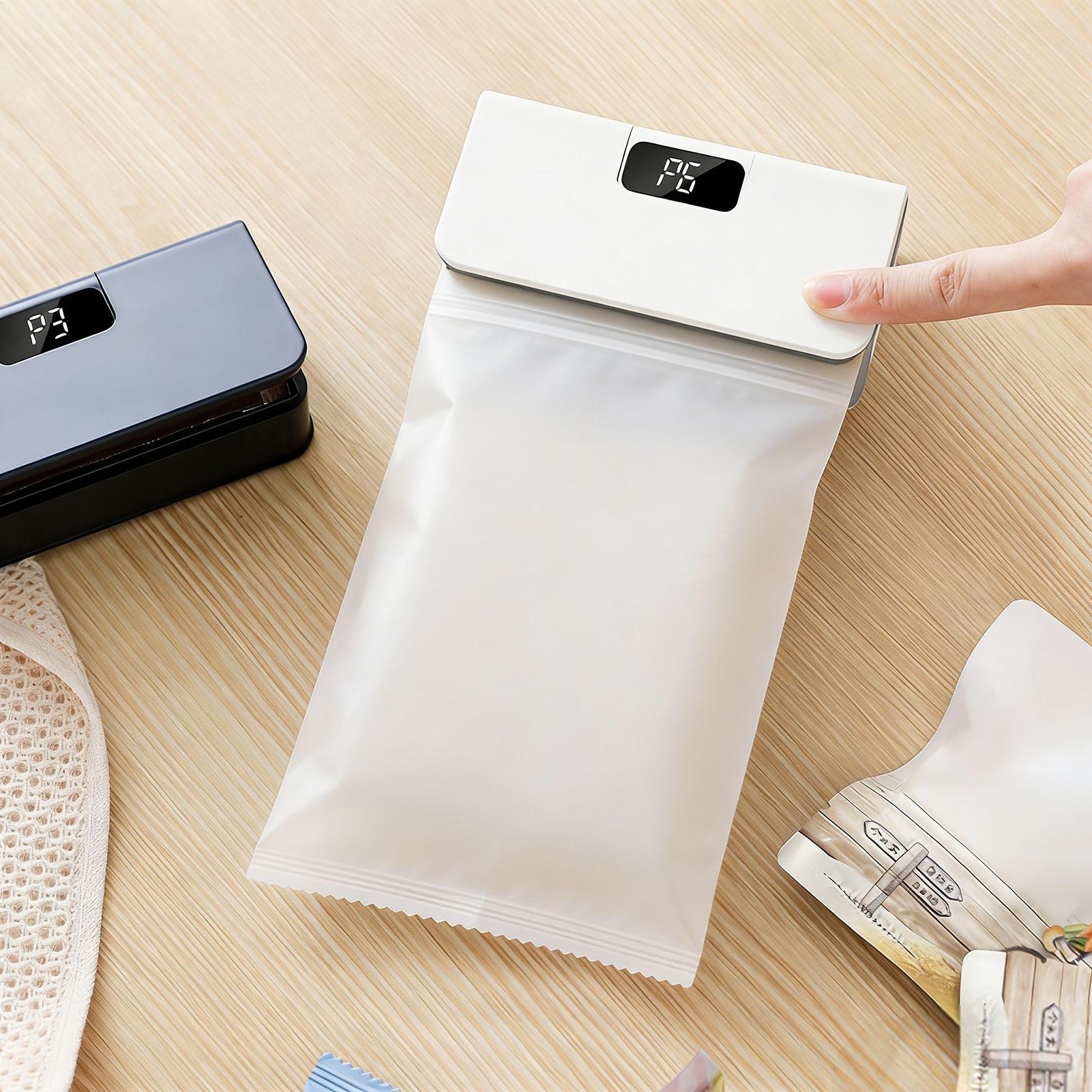 Food Snacks Packaging - เครื่องซีลถุงแม่เหล็ก 6 ระดับ เครื่องซีลอาหารแบบพกพา สำหรับขนมขบเคี้ยว แซนวิช