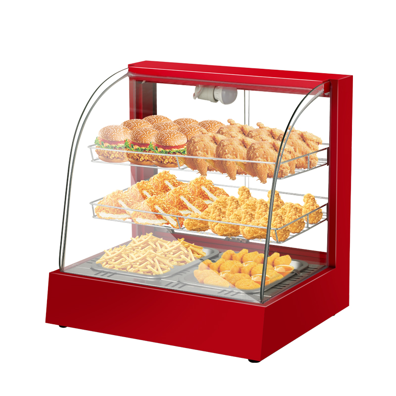 Food Snacks Restaurant - ตู้โชว์อุ่นอาหารไฟฟ้าสำหรับร้านอาหาร ตู้โชว์อุ่นพาย ตู้โชว์อุ่นอาหารสำหรับเครื่องขายขนม