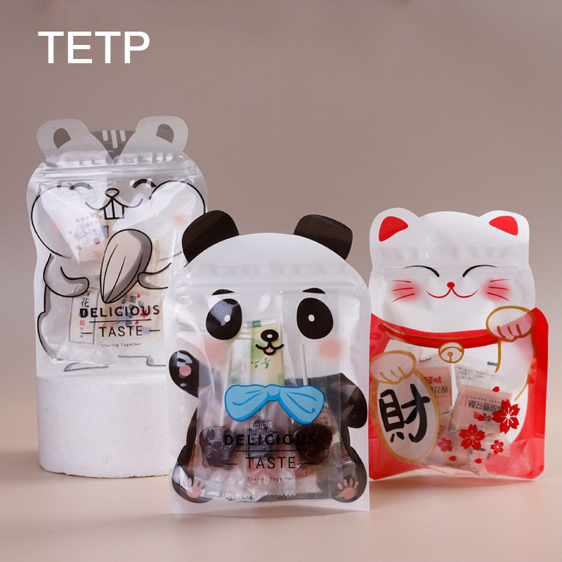 Food Snacks For Baby Shower - ถุงบรรจุภัณฑ์อาหารลายการ์ตูนแบบตั้งได้ TETP 50 ชิ้น สำหรับงานปาร์ตี้ที่บ้าน DIY
