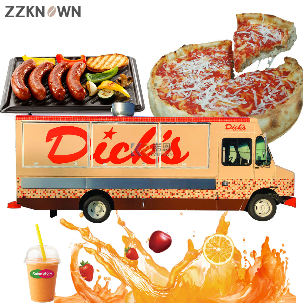 รถบรรทุกอาหารเคลื่อนที่อุปกรณ์ - Food Truck With Snacks บทวิจารณ์และราคา