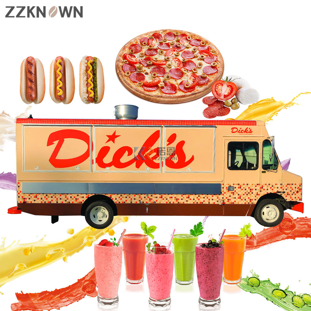 รถบรรทุกอาหารเคลื่อนที่อุปกรณ์ - Food Truck With Snacks บทวิจารณ์และราคา