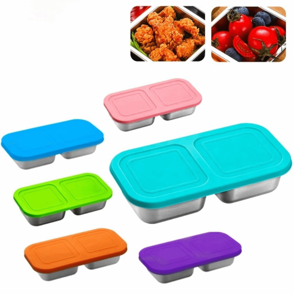 กล่องใส่อาหารแบบพกพา ทำจากสแตน - Food Prep Snacks บทวิจารณ์และราคา
