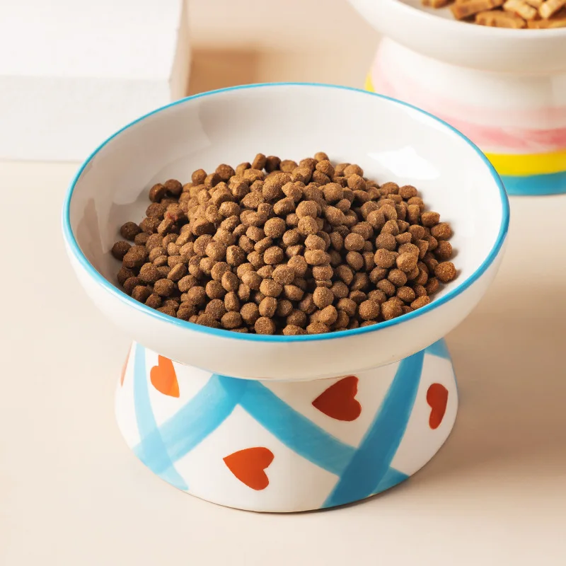 ชามเซรามิกยกสูงสำหรับแมว ชามใส - Food Snacks To Eat บทวิจารณ์และราคา