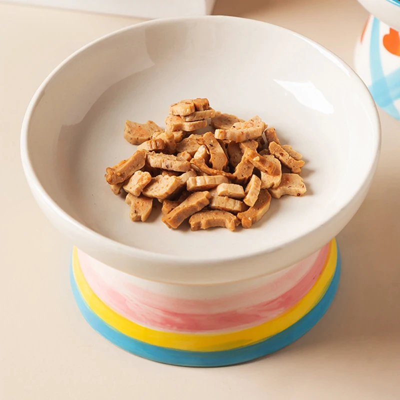 ชามเซรามิกยกสูงสำหรับแมว ชามใส - Food Snacks To Eat บทวิจารณ์และราคา