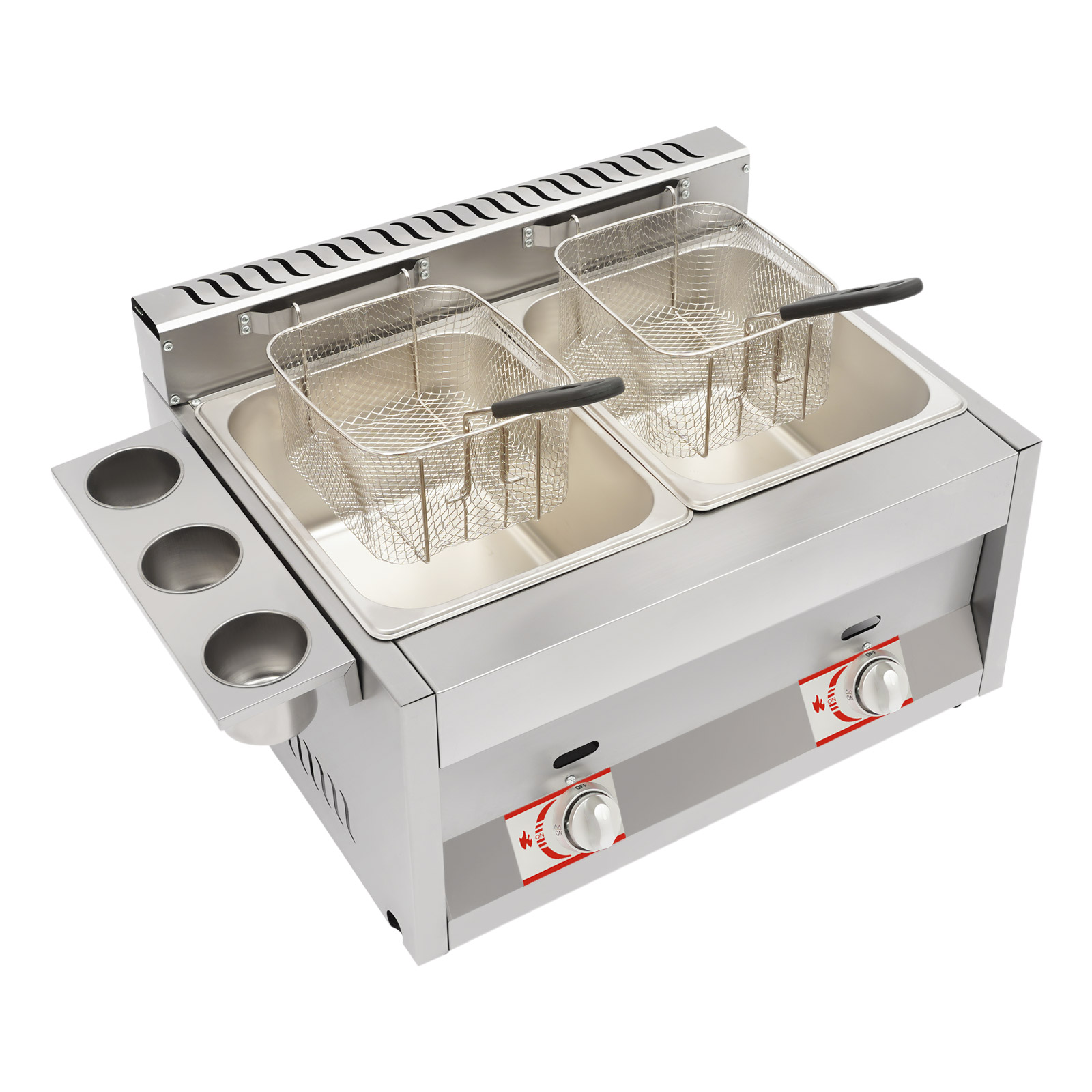 เครื่องทอดแบบใช้แก๊ส LPG 2 ถัง - Food Snacks Restaurant บทวิจารณ์และราคา