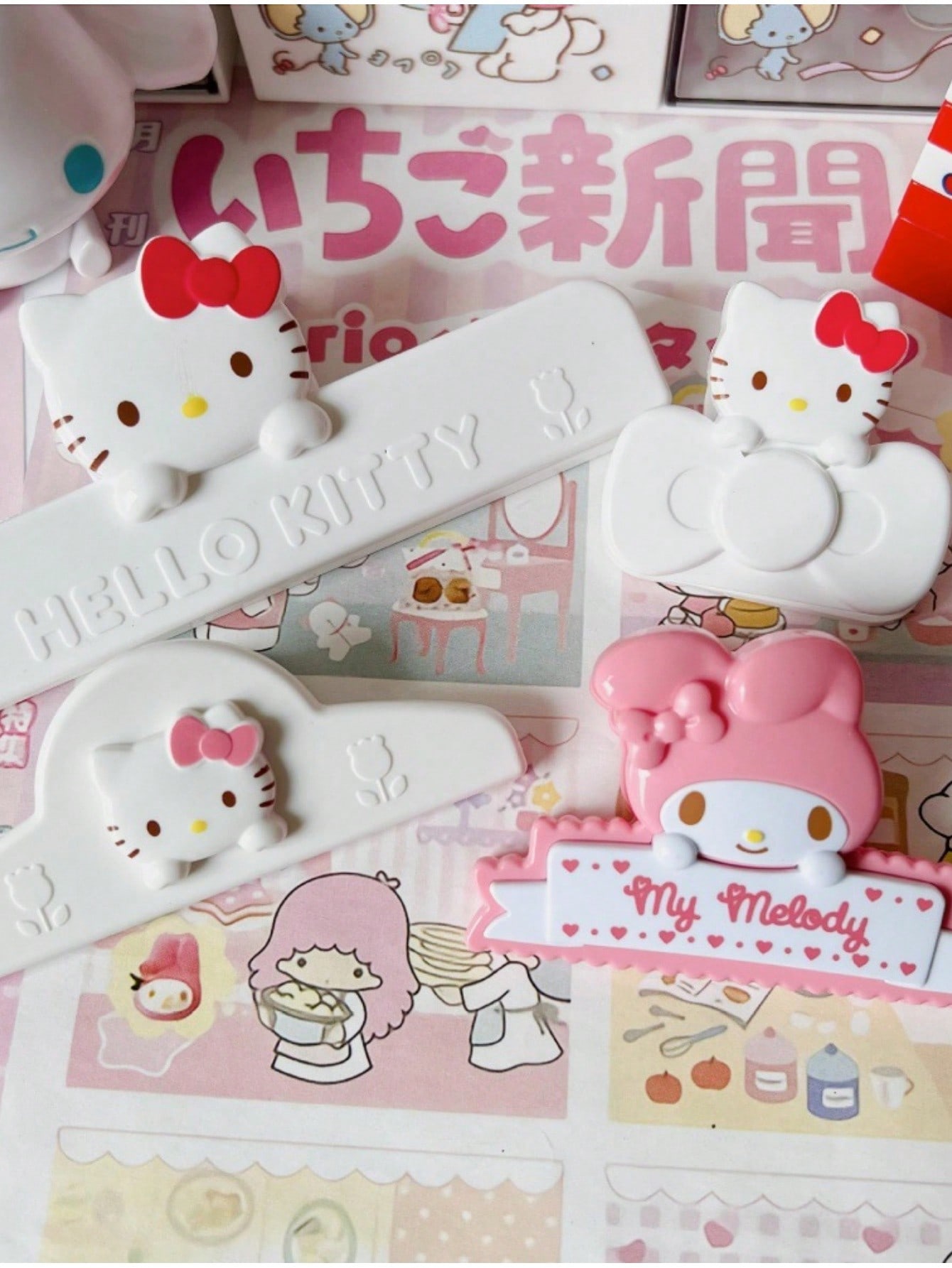 คลิปหนีบถุงอาหารลายเฮลโลคิตตี้ - Food Snacks Items บทวิจารณ์และราคา
