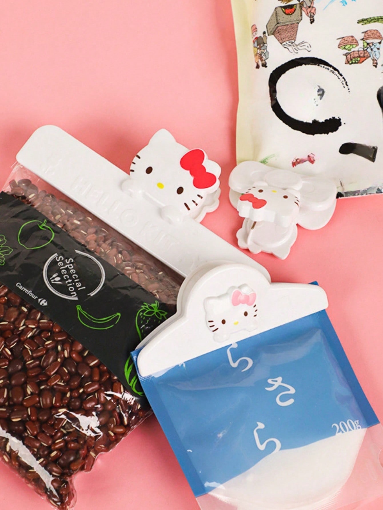 คลิปหนีบถุงอาหารลายเฮลโลคิตตี้ - Food Snacks Items บทวิจารณ์และราคา