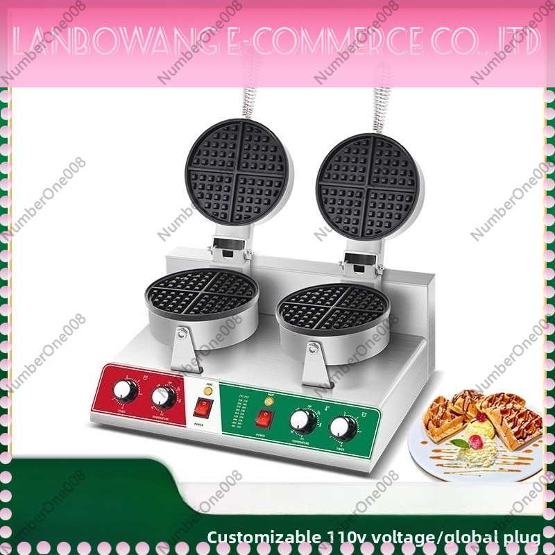 เครื่องทำวาฟเฟิลแบบหมุน กระทะเ - Food Snacks Restaurant บทวิจารณ์และราคา