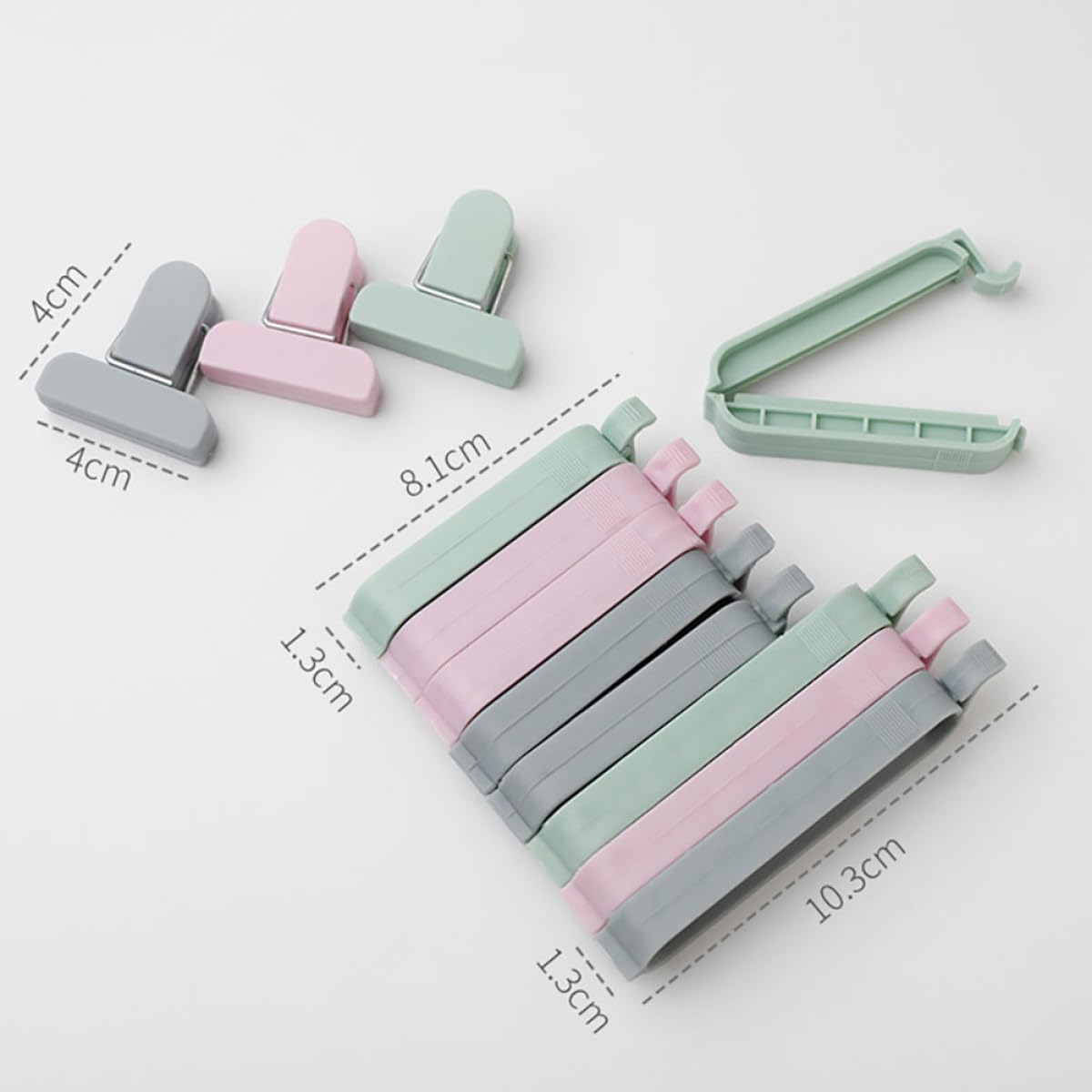 คลิปหนีบถุงพลาสติกหลากสี 12 ชิ - Food Snacks Packaging บทวิจารณ์และราคา