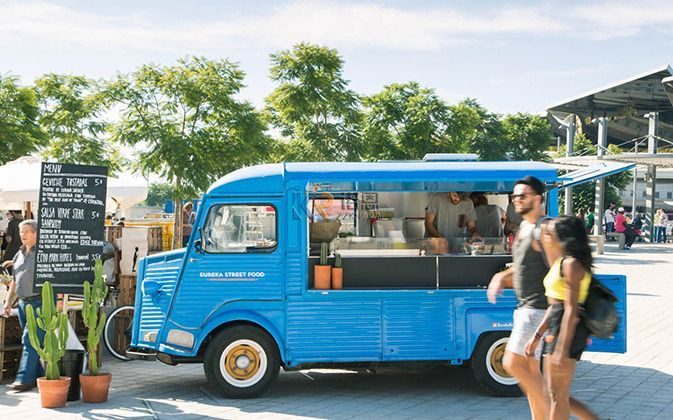รถบรรทุกไอศกรีมไฟฟ้ารถพ่วงอาหา - Food Truck With Snacks บทวิจารณ์และราคา
