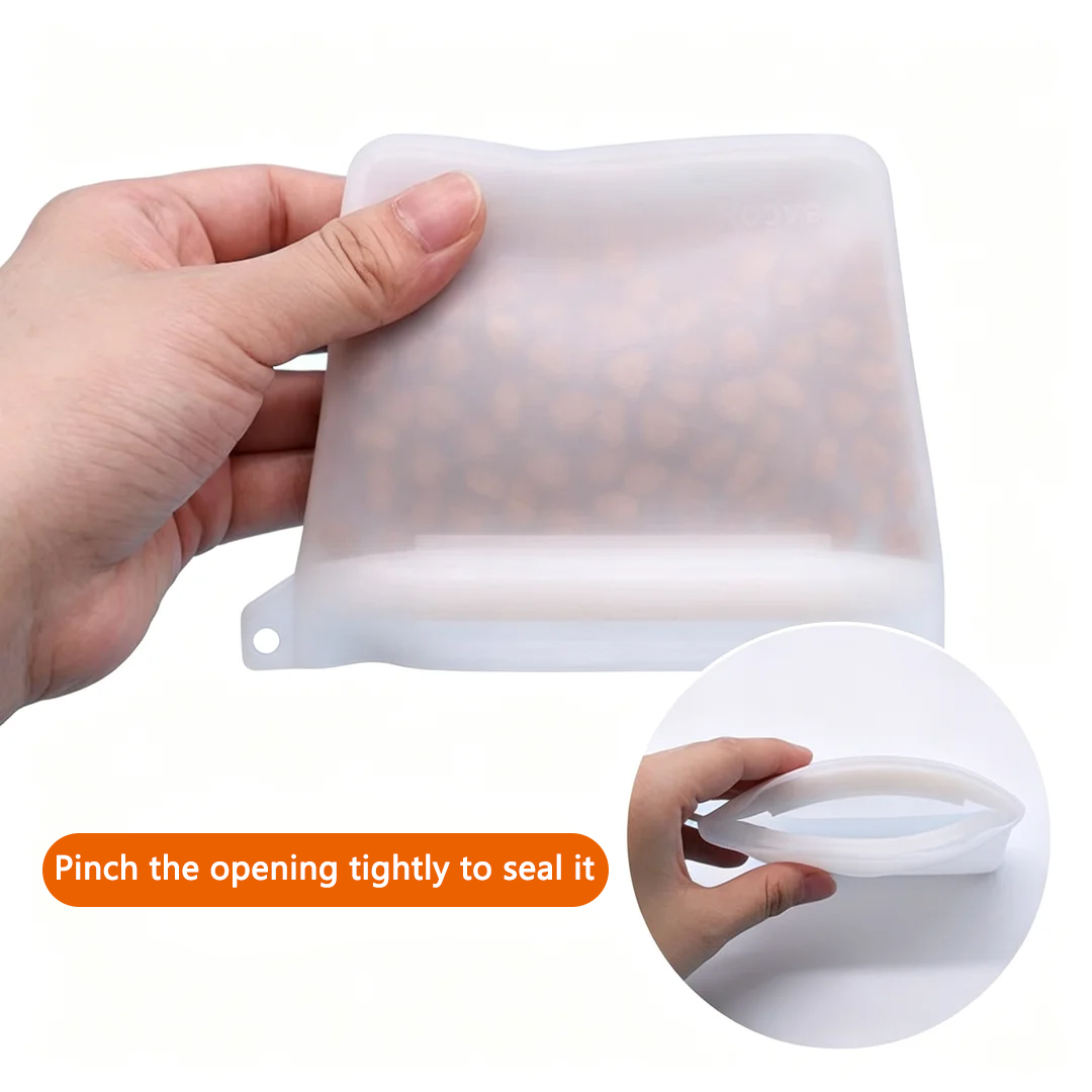 ถุงซิลิโคนสำหรับใส่ขนมสัตว์เลี - Food Snacks Easy บทวิจารณ์และราคา
