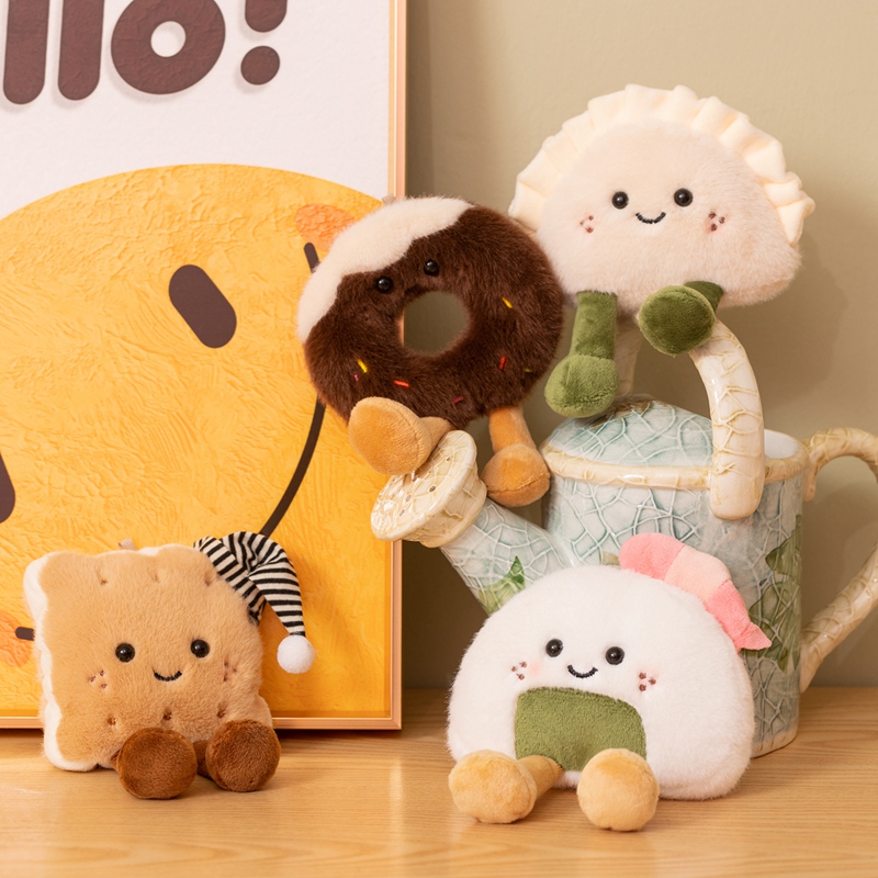 ชุดตุ๊กตาผ้าขนนุ่มรูปอาหารว่าง - Soft Food Snacks Kids บทวิจารณ์และราคา