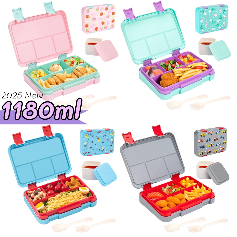 40oz รูปแบบการ์ตูน Bento กล่อง - Food Prep Snacks บทวิจารณ์และราคา
