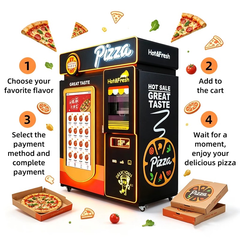 ตู้จำหน่ายพิซซ่าสำเร็จรูป แบบก - Food Snacks Corner บทวิจารณ์และราคา