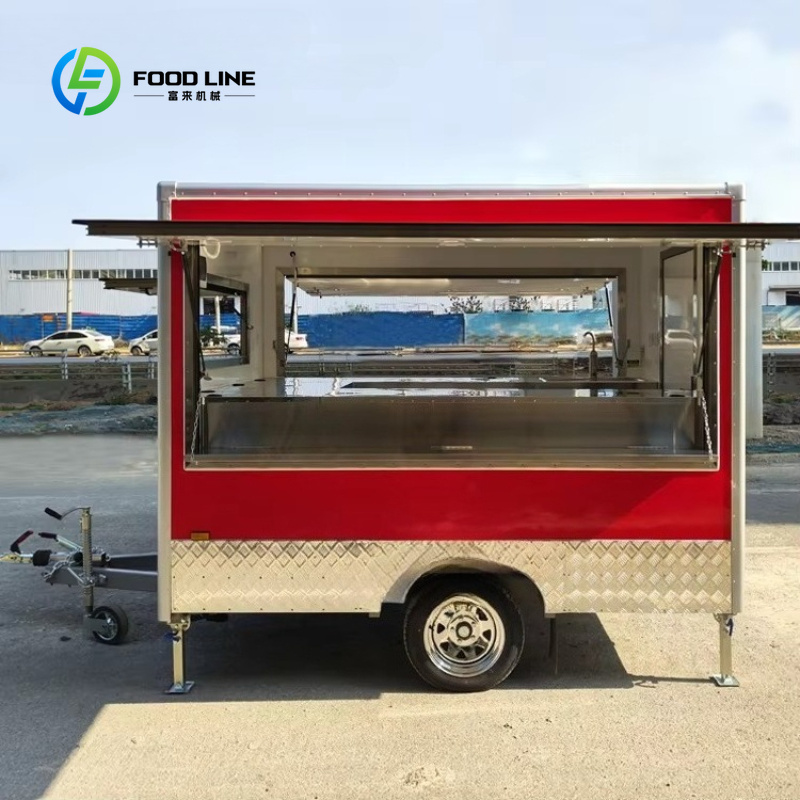 รถขายอาหารเคลื่อนที่แบบกำหนดเอ - Food Snacks Restaurant บทวิจารณ์และราคา