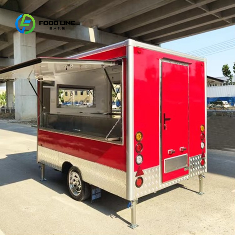 รถขายอาหารเคลื่อนที่แบบกำหนดเอ - Food Snacks Restaurant บทวิจารณ์และราคา