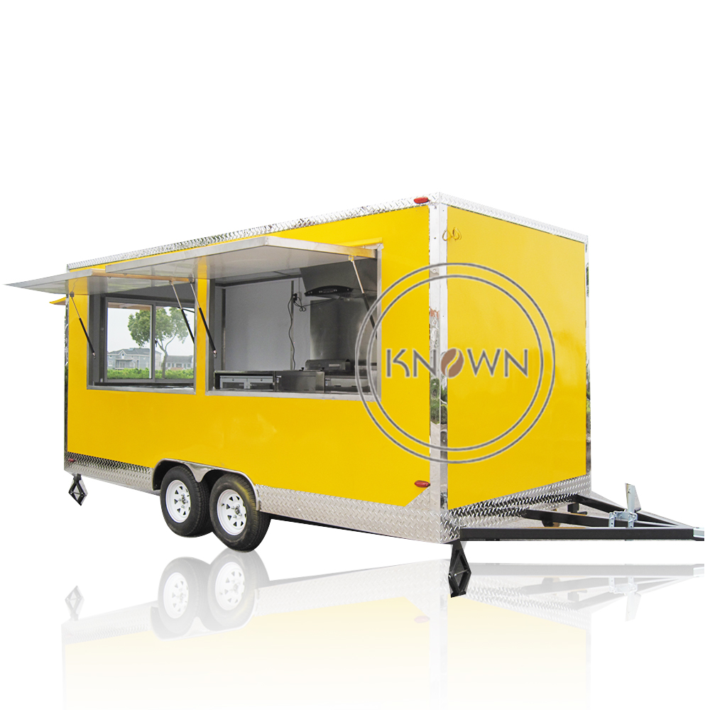 OEM มือถือคาราวานครัวรถบรรทุกอ - Food Truck With Snacks บทวิจารณ์และราคา