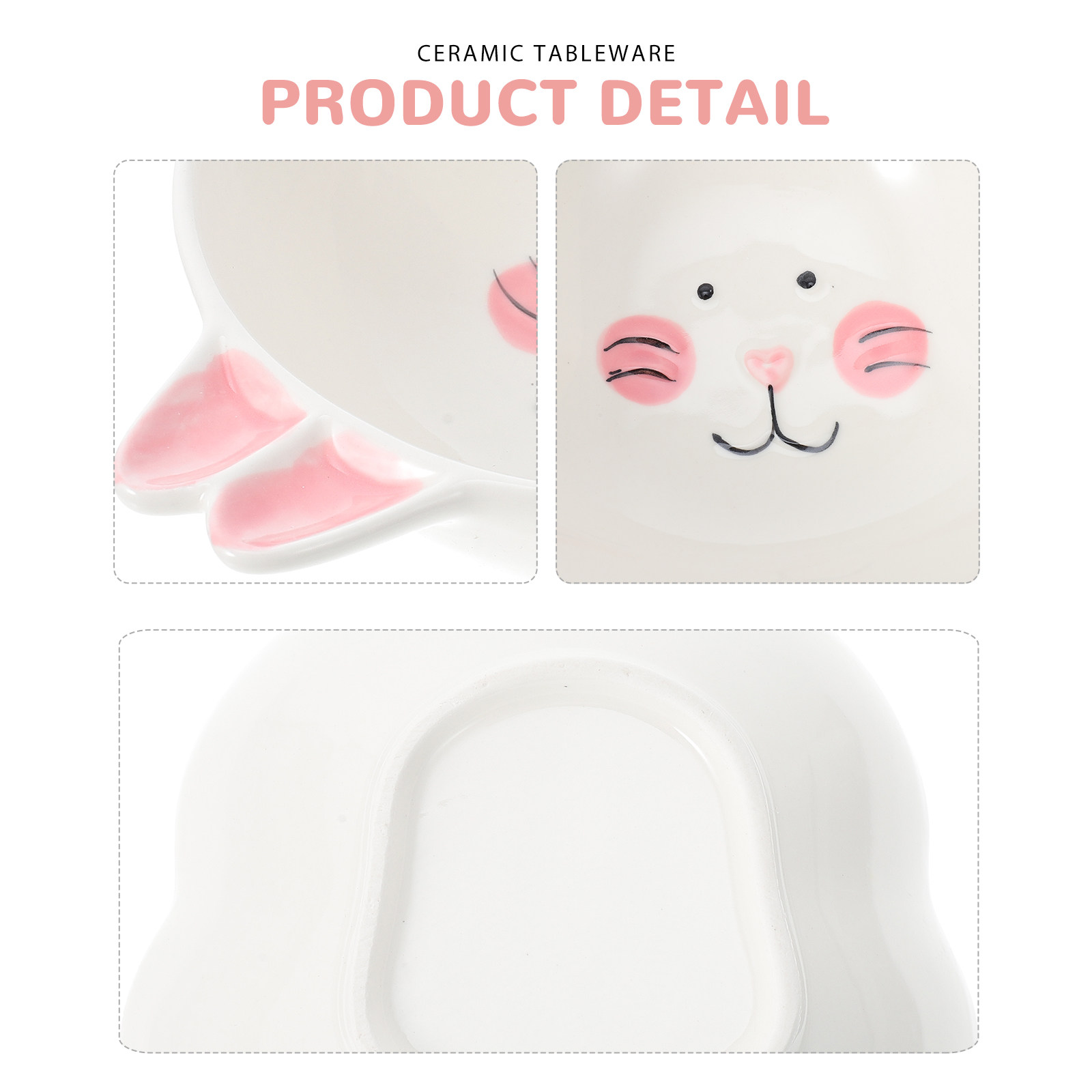 ชามเซรามิกลายการ์ตูนสัตว์น่ารั - Food Snacks Restaurant บทวิจารณ์และราคา