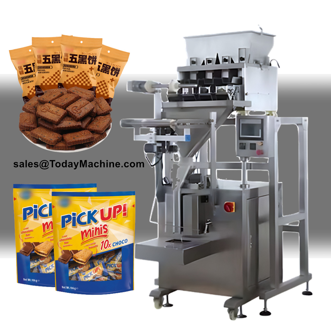เครื่องบรรจุภัณฑ์แบบถุงด้วยเคร - Food Snacks Packaging บทวิจารณ์และราคา