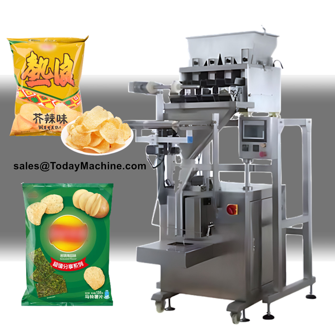 เครื่องบรรจุภัณฑ์แบบถุงด้วยเคร - Food Snacks Packaging บทวิจารณ์และราคา