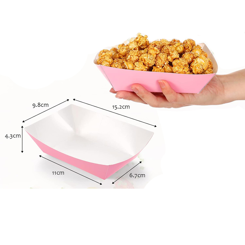ถาดเสิร์ฟอาหารรูปเรือกระดาษสีพ - Food Snacks For Baby Shower บทวิจารณ์และราคา